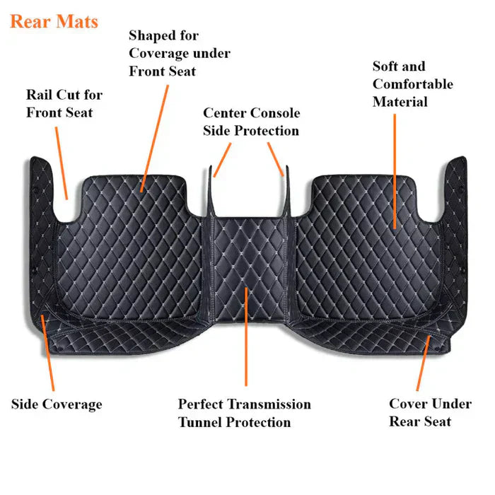Elvie Heavy Duty Universal Fit Car Mats, SUVs, and Trucks